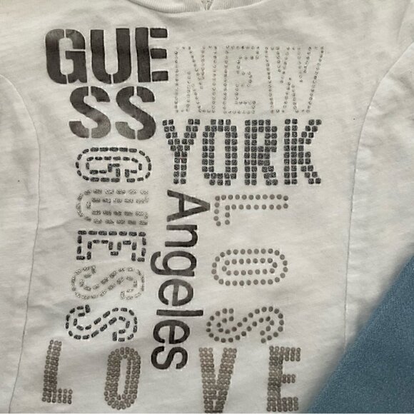 Vince Camuto Jeans and Guess Tee Toddler Girls 3T  Outfit Set - Picture 7 of 8